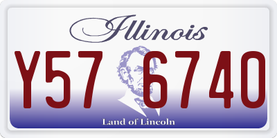 IL license plate Y576740