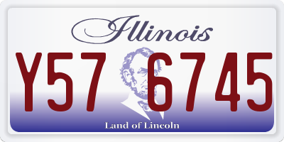IL license plate Y576745