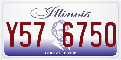 IL license plate Y576750