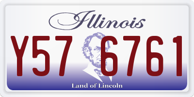 IL license plate Y576761