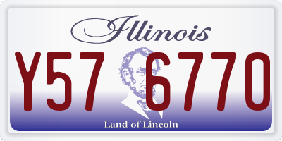 IL license plate Y576770