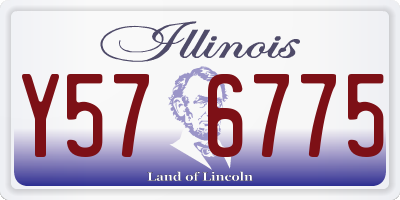 IL license plate Y576775