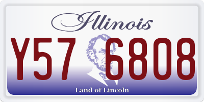 IL license plate Y576808