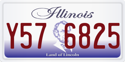 IL license plate Y576825
