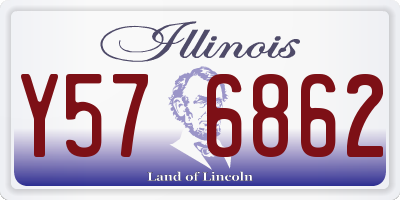 IL license plate Y576862
