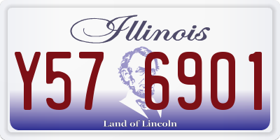 IL license plate Y576901