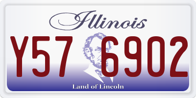 IL license plate Y576902