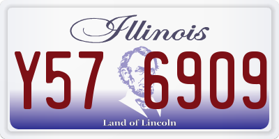 IL license plate Y576909