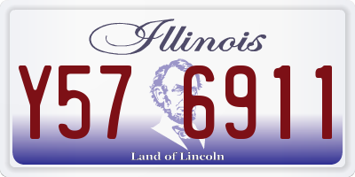 IL license plate Y576911