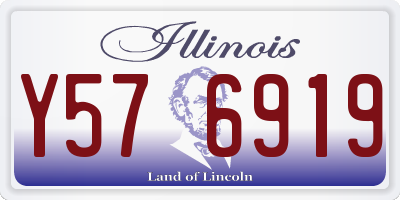 IL license plate Y576919