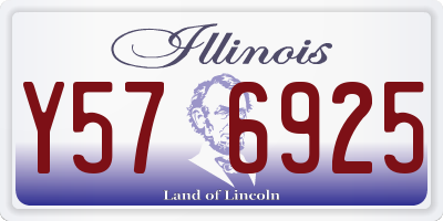 IL license plate Y576925