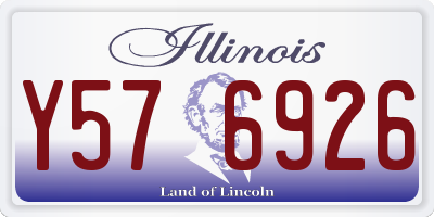 IL license plate Y576926