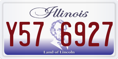 IL license plate Y576927