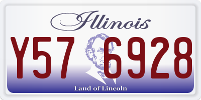 IL license plate Y576928
