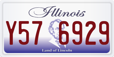 IL license plate Y576929