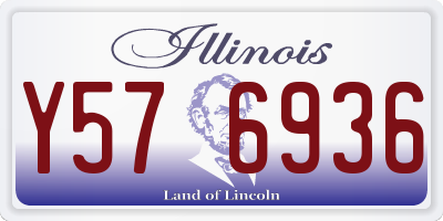 IL license plate Y576936