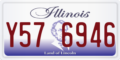 IL license plate Y576946