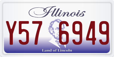 IL license plate Y576949