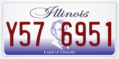 IL license plate Y576951