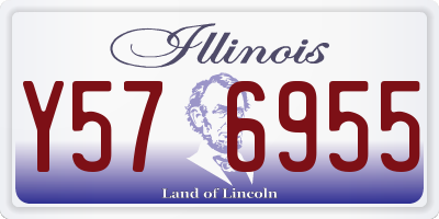 IL license plate Y576955