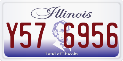 IL license plate Y576956