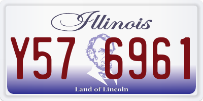 IL license plate Y576961