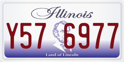 IL license plate Y576977