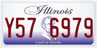 IL license plate Y576979