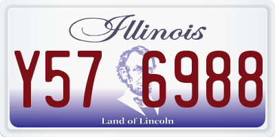 IL license plate Y576988