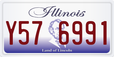 IL license plate Y576991
