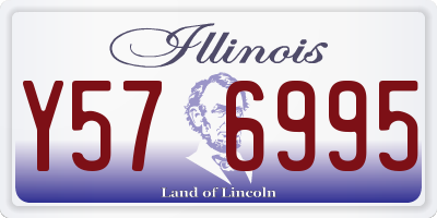 IL license plate Y576995