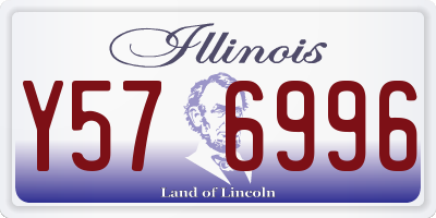 IL license plate Y576996