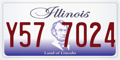 IL license plate Y577024