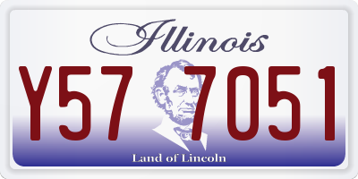 IL license plate Y577051