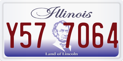 IL license plate Y577064