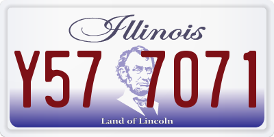 IL license plate Y577071