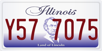 IL license plate Y577075