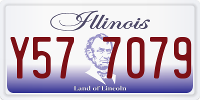 IL license plate Y577079