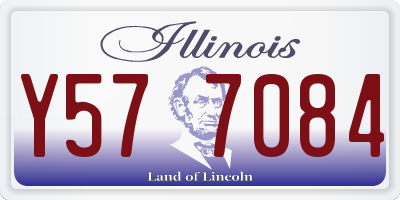 IL license plate Y577084
