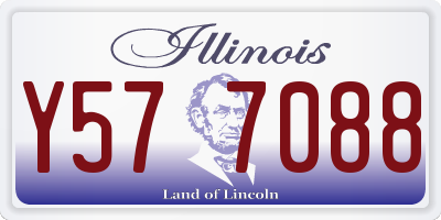 IL license plate Y577088