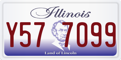 IL license plate Y577099
