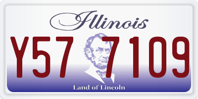 IL license plate Y577109