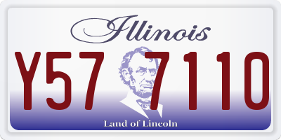 IL license plate Y577110