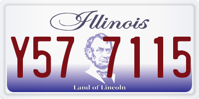 IL license plate Y577115