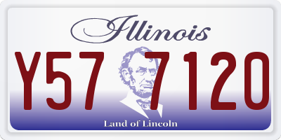 IL license plate Y577120