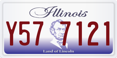IL license plate Y577121