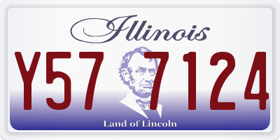 IL license plate Y577124