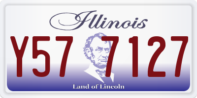 IL license plate Y577127