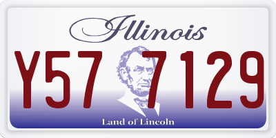 IL license plate Y577129