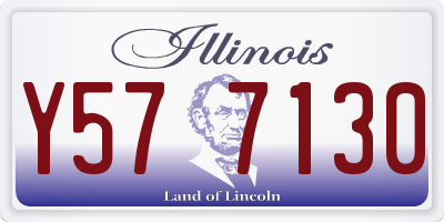 IL license plate Y577130